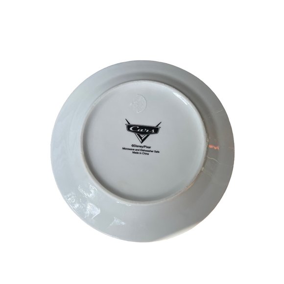 Vintage Disney Pixar Cars Ceramic Dinnerware Set Plate Bowl Lightning - Picture 3 of 7